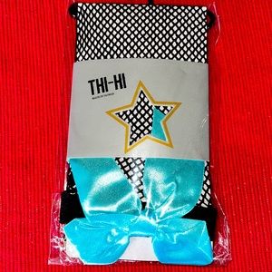 Fishnet Thigh Highs with Bows